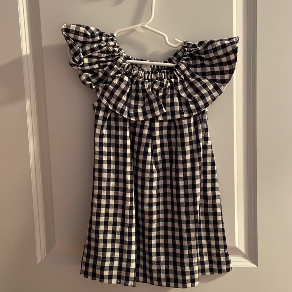 Crew cuts off the shoulder dress